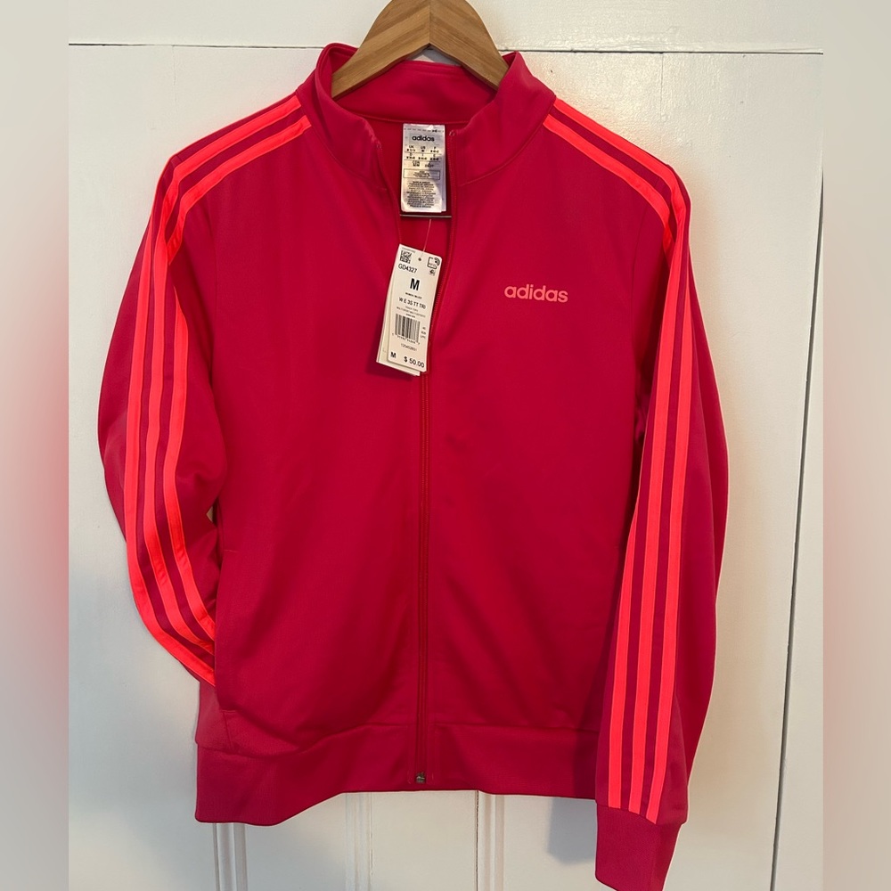 Adidas Woman’s “Power Pink” Track Jacket